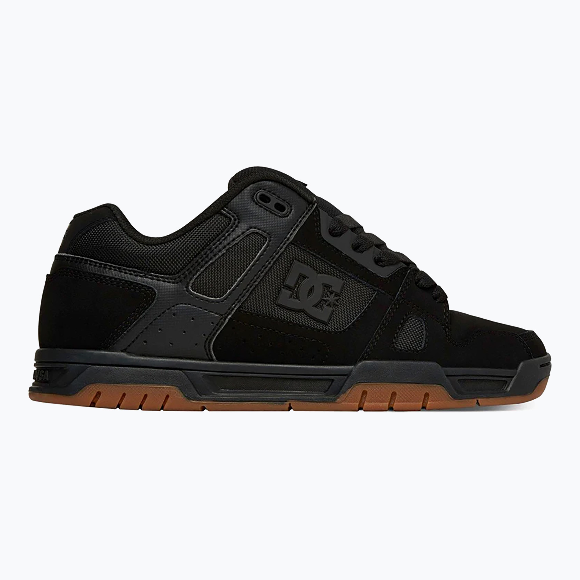 DC Stag black/gum men's shoes (42.5 (9.5 US))