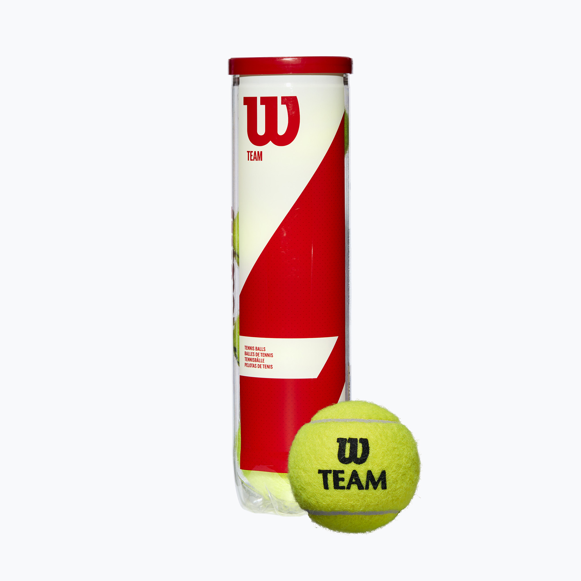 Wilson Team Practice tennis balls 4 pcs yellow WRT111900