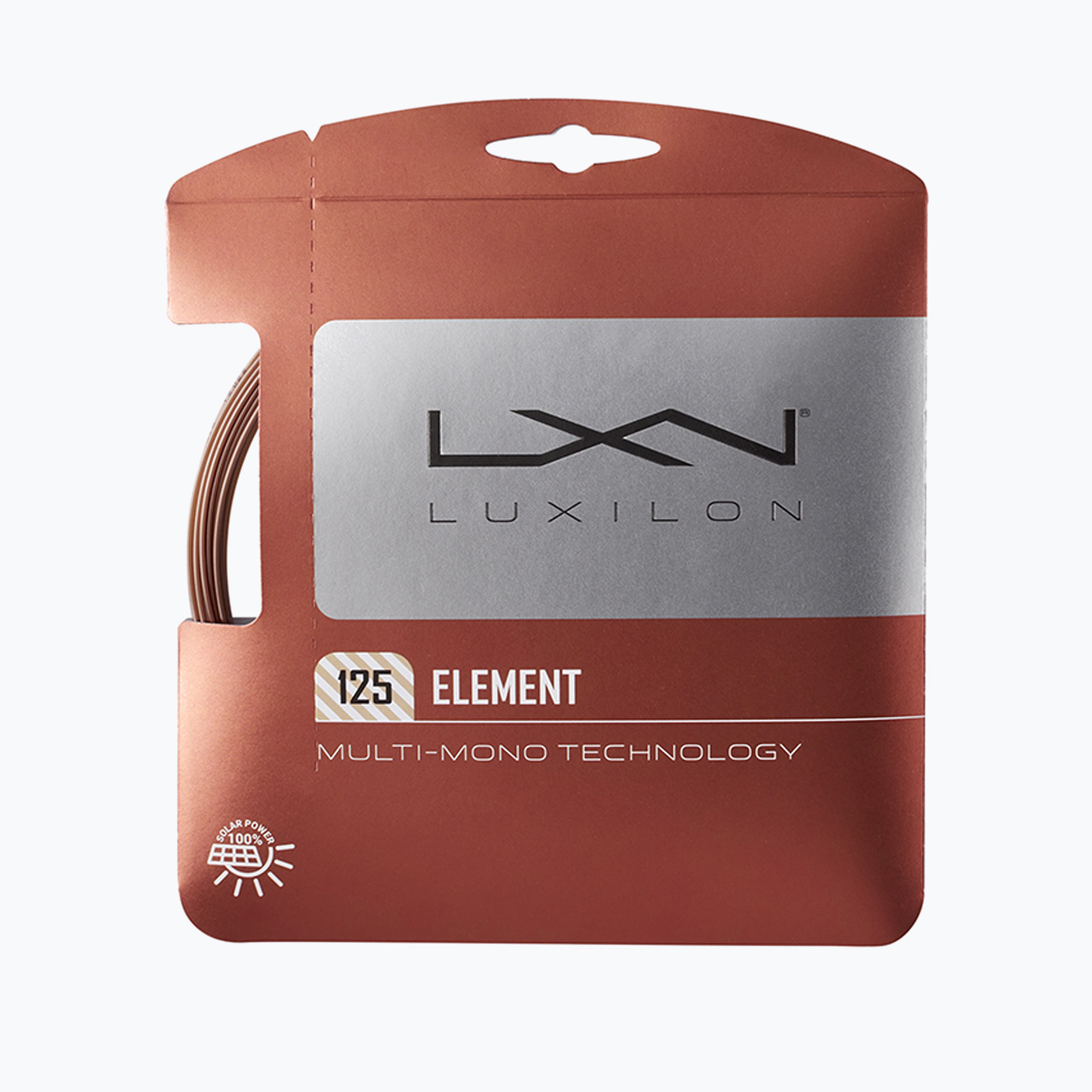Tennis string Luxilon Element 125 Set 12.2 m brown WRZ990105+ (1.25 mm)