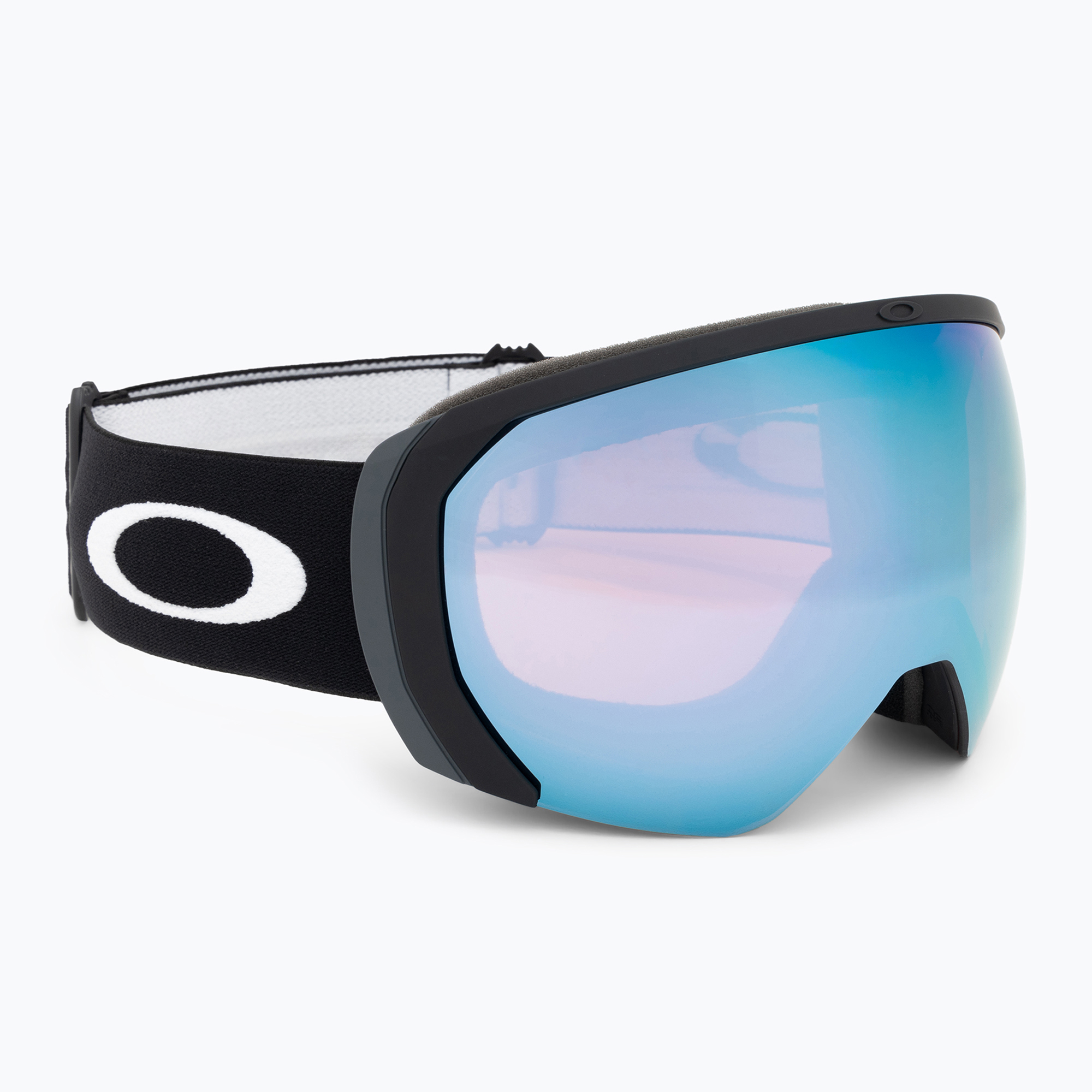 Oakley Flight Path matte black/prizm snow sapphire iridium ski goggles (L)
