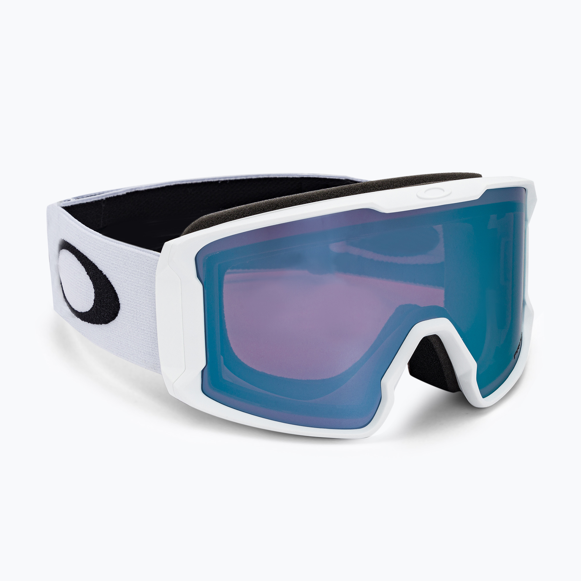 Oakley Line Miner matte white/prizm snow sapphire iridium ski goggles OO7070-73 (L)