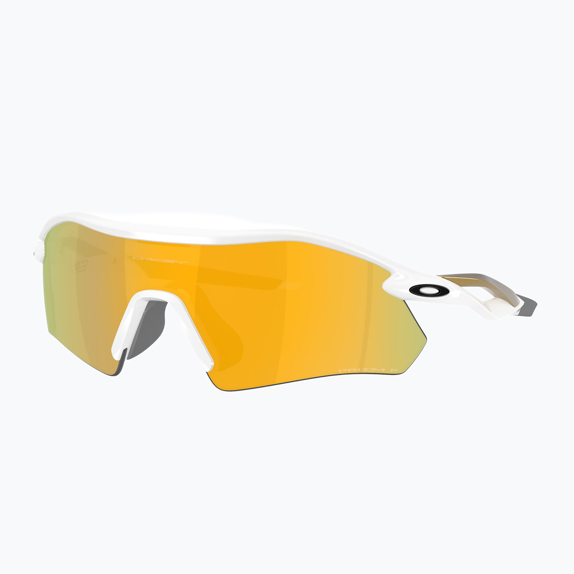 Oakley Radar Plate polished white/prizm 24k polarized sunglasses