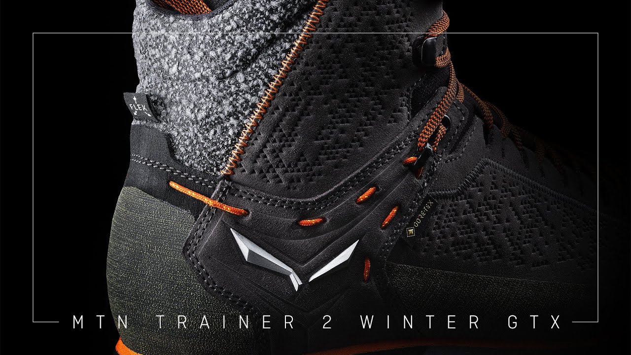 Men's trekking boots Salewa MTN Trainer 2 Winter GTX black out