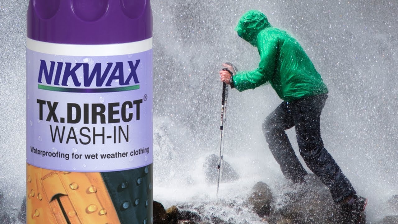 Nikwax Tech Wash + TX-Direct clothing waterproofing kit 2x300ml 103