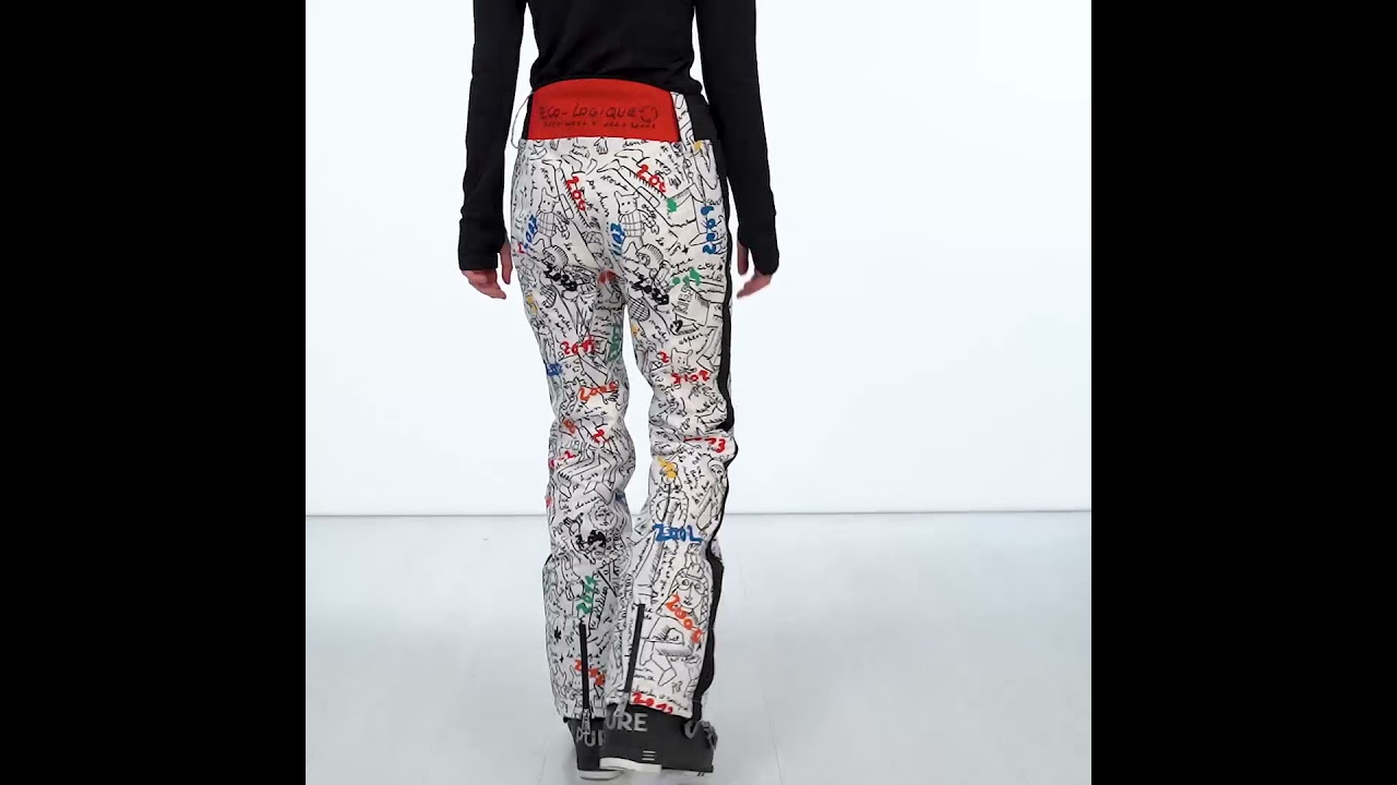 Women's ski trousers Rossignol Eco-Logic Ski white