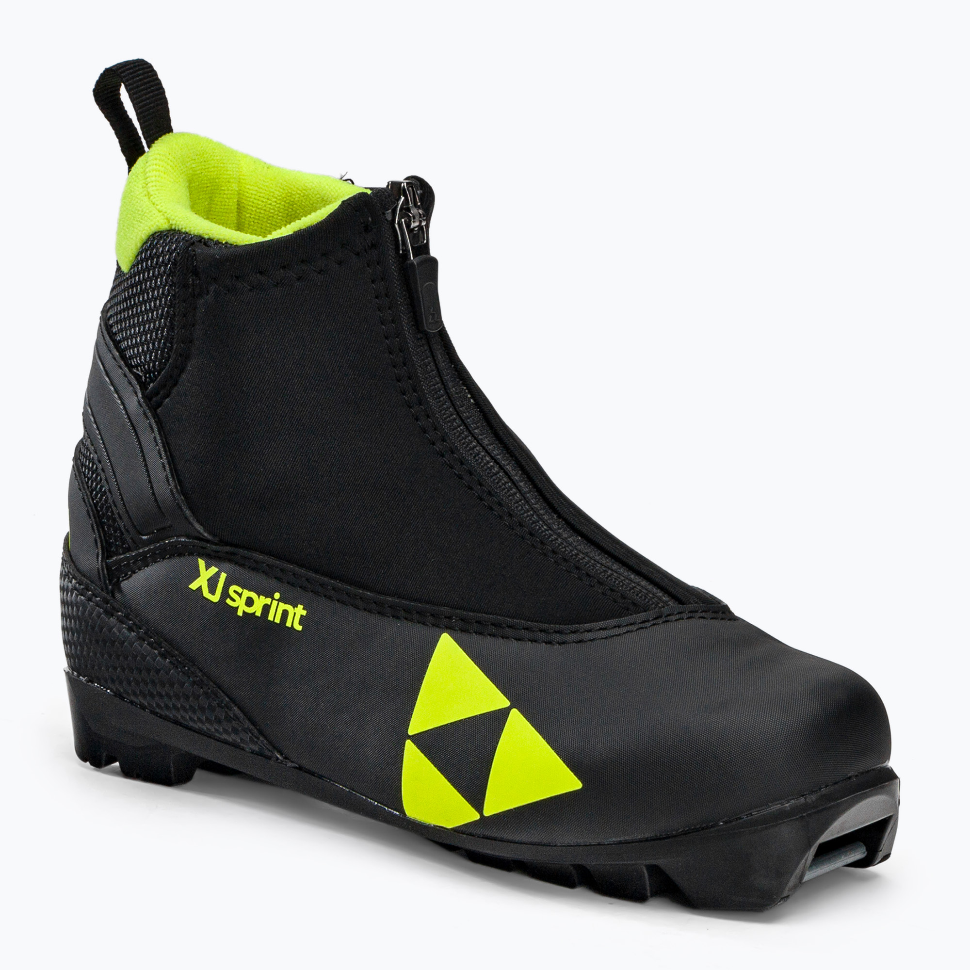 Fischer XJ Sprint children's cross-country ski boots black/yellow S40821,31 (39 EU)