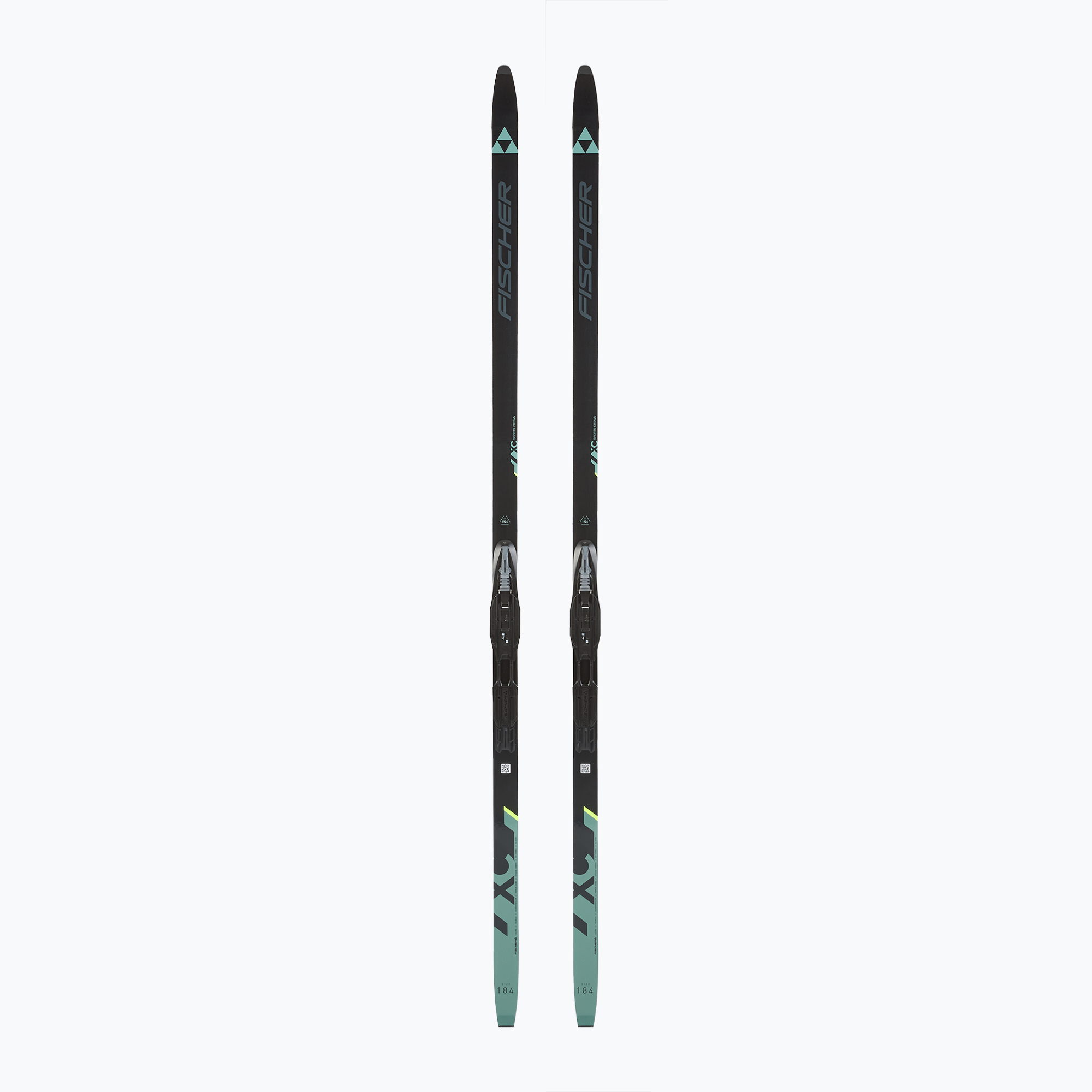 Fischer Sports Crown EF Mounted cross-country skis + Nordic Tour Step-in bindings