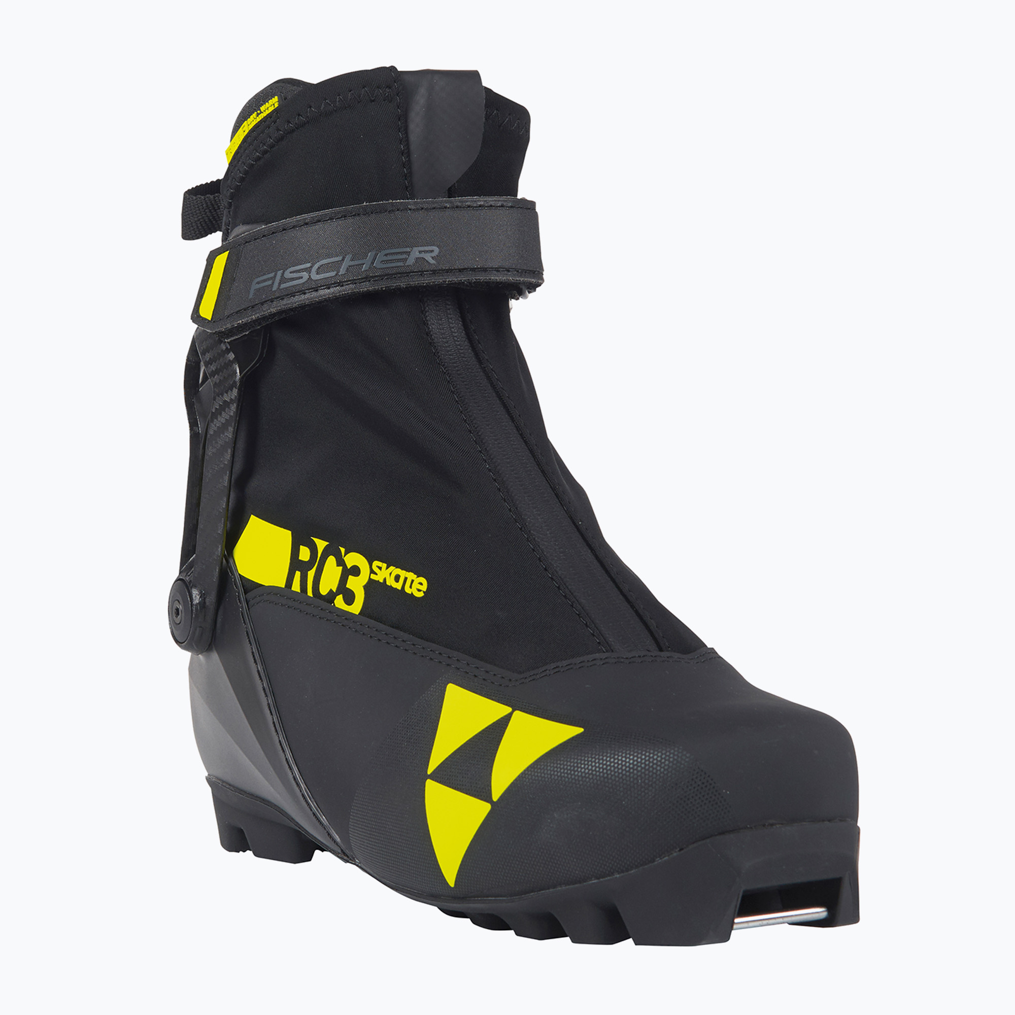 Fischer RC3 Skate black/yellow cross-country ski boots (41 EU)