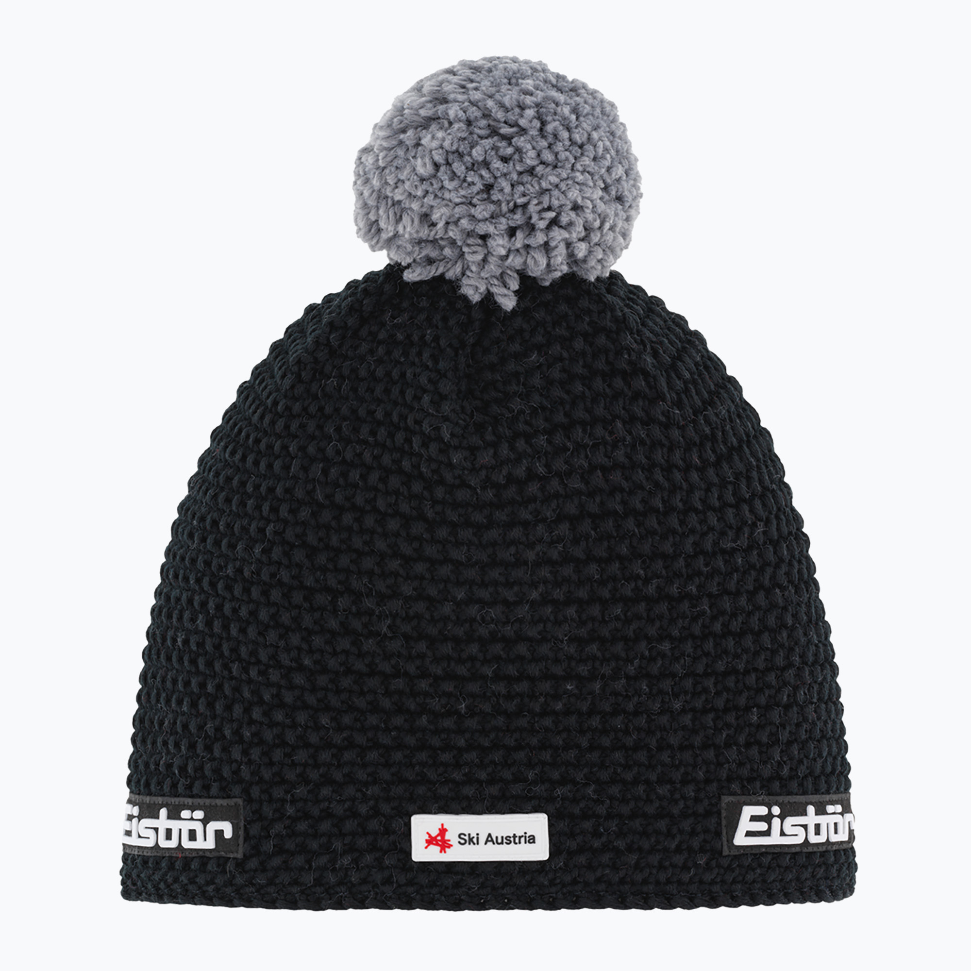 Eisbar Jamie Pompon Ska winter beanie black/graumele