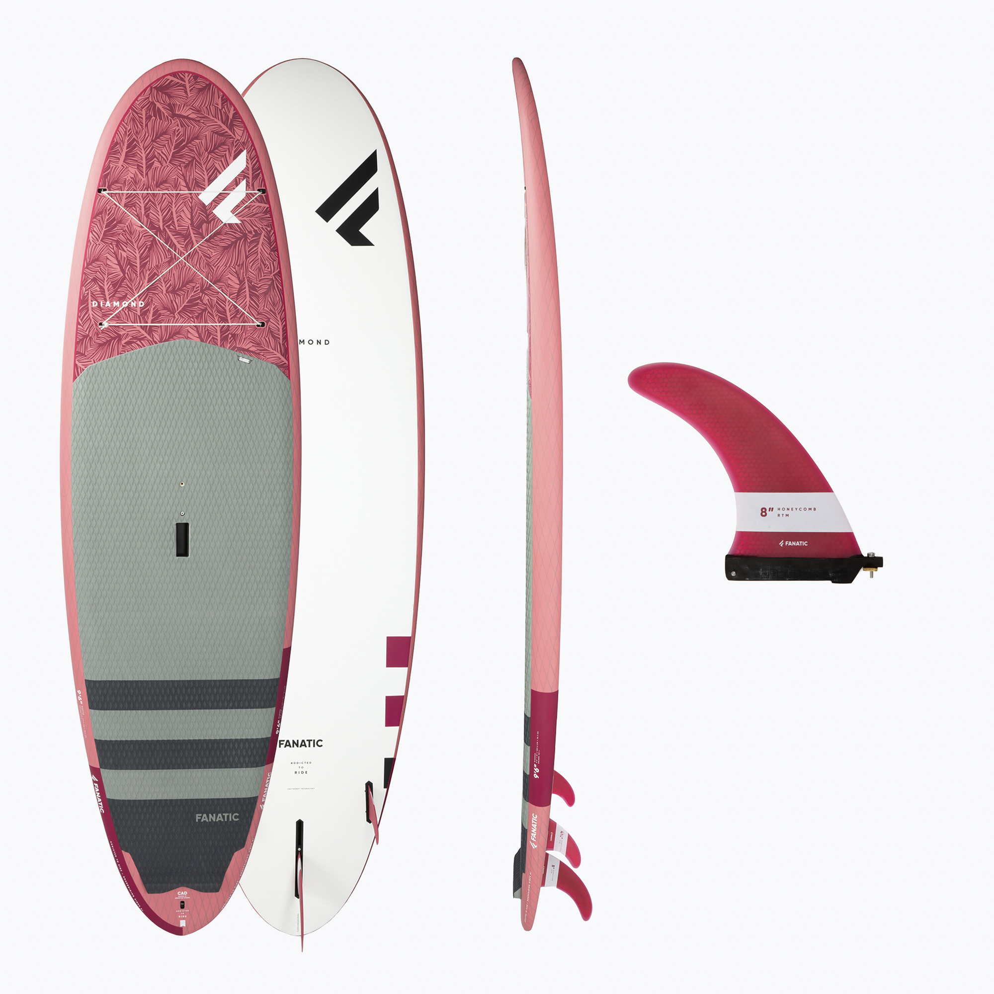 SUP board Fanatic Diamond 9'6" pink 13200-1110 (290 cm)