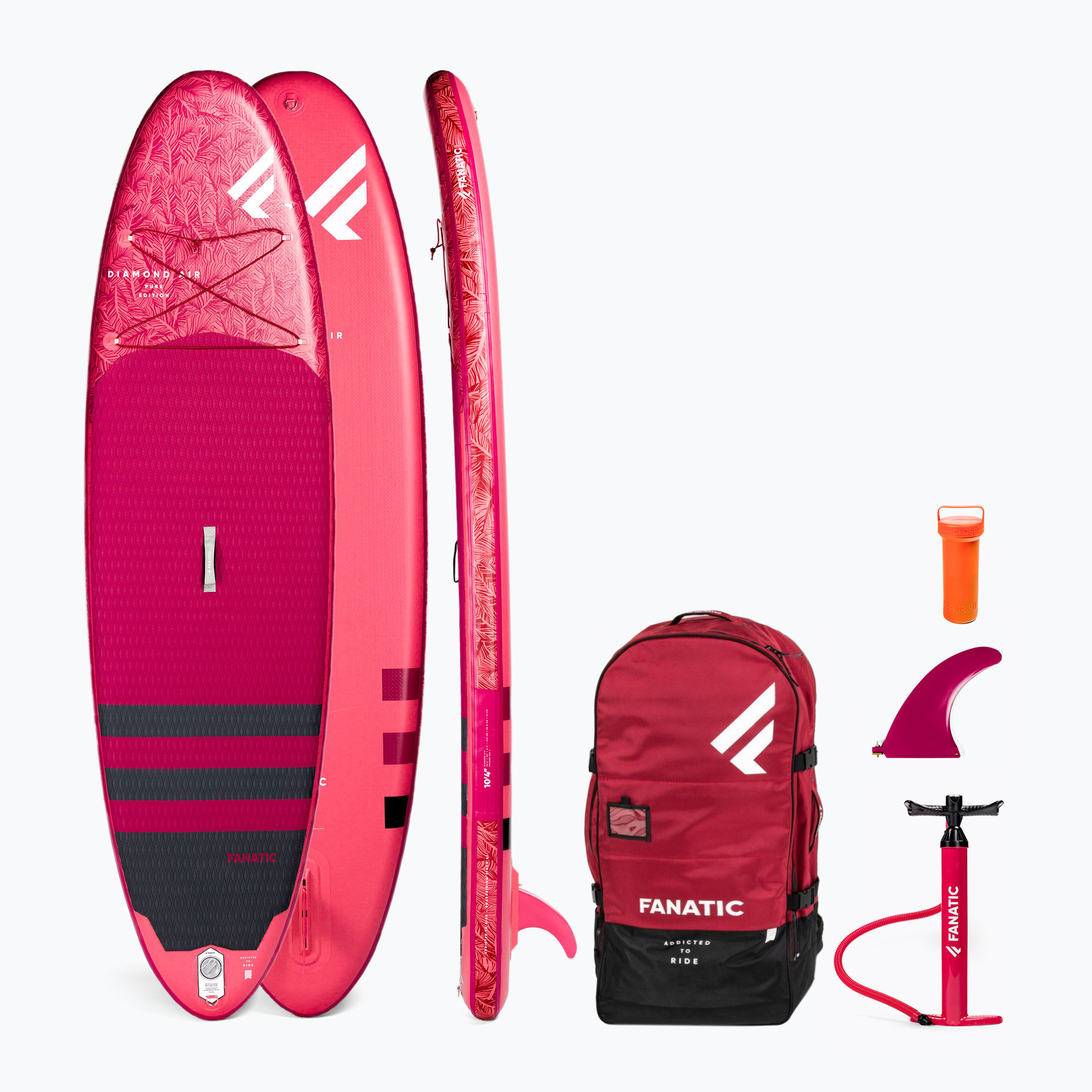 SUP board Fanatic Diamond Air 10'4" red 13200-1133 (315 cm)