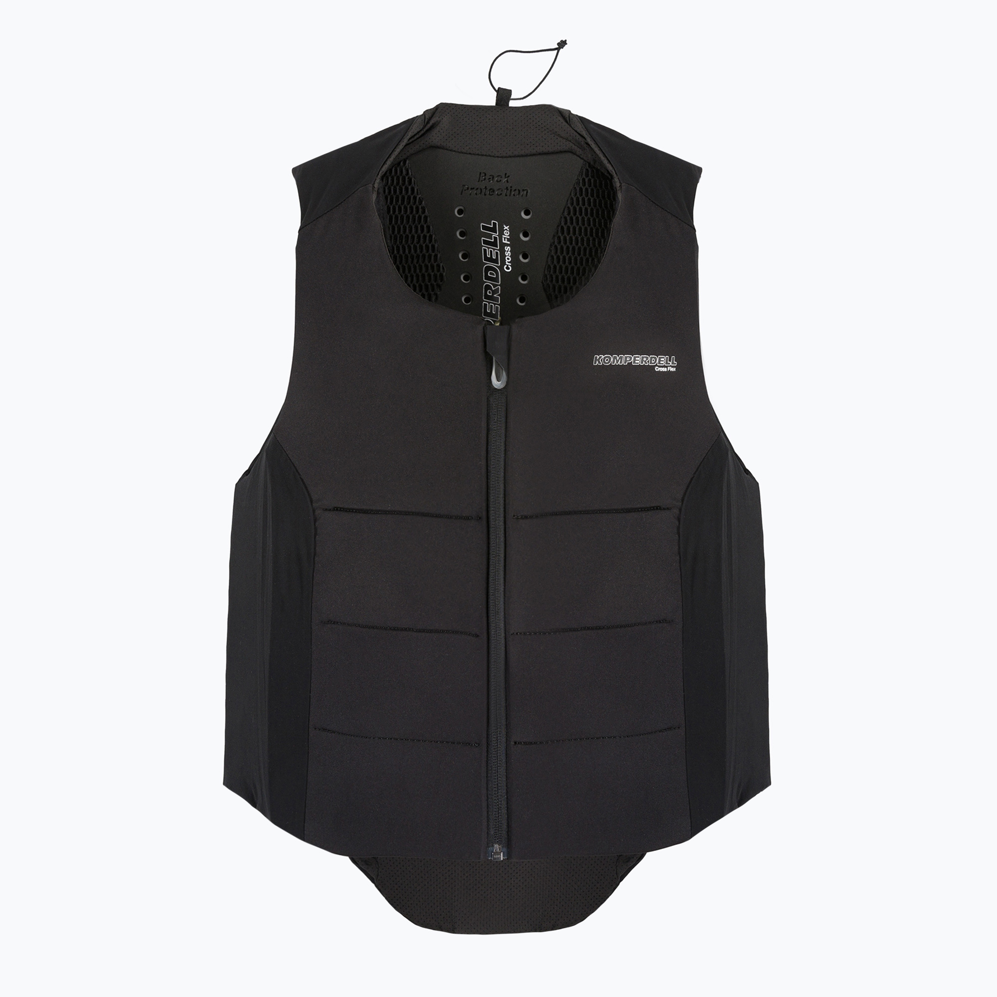 Men's protective waistcoat Komperdell Ballistic Flex Fit Regular black/yellow (L)
