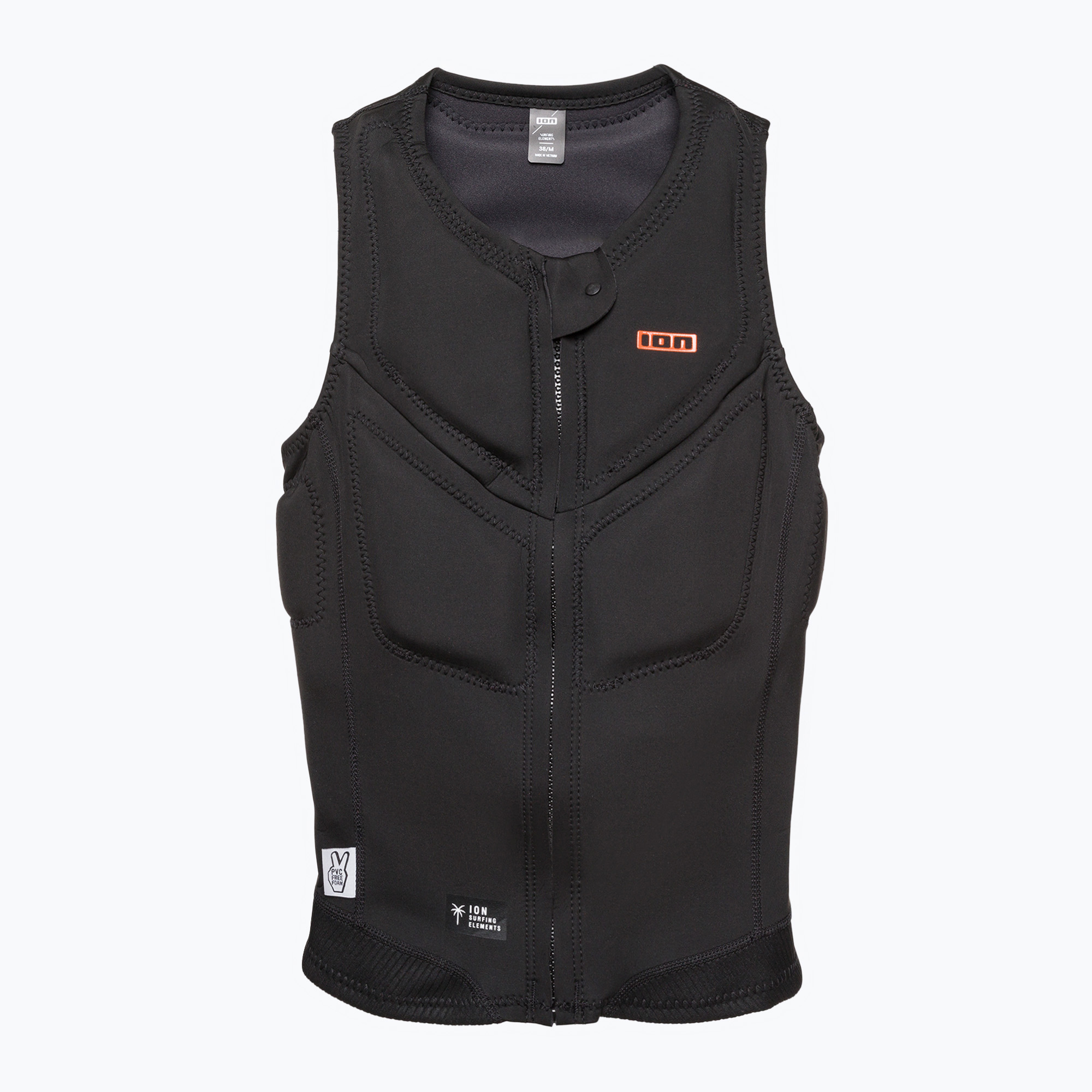 Women's protective waistcoat ION Ivy Front Zip black 48233-4169 (40 (L))