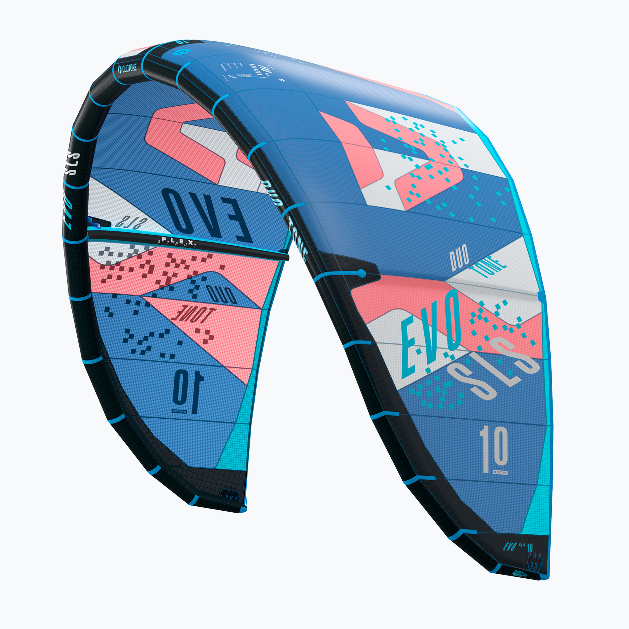 DUOTONE Evo SLS 2023 kite blue 44230-3013 kitesurfing kite (12 m)