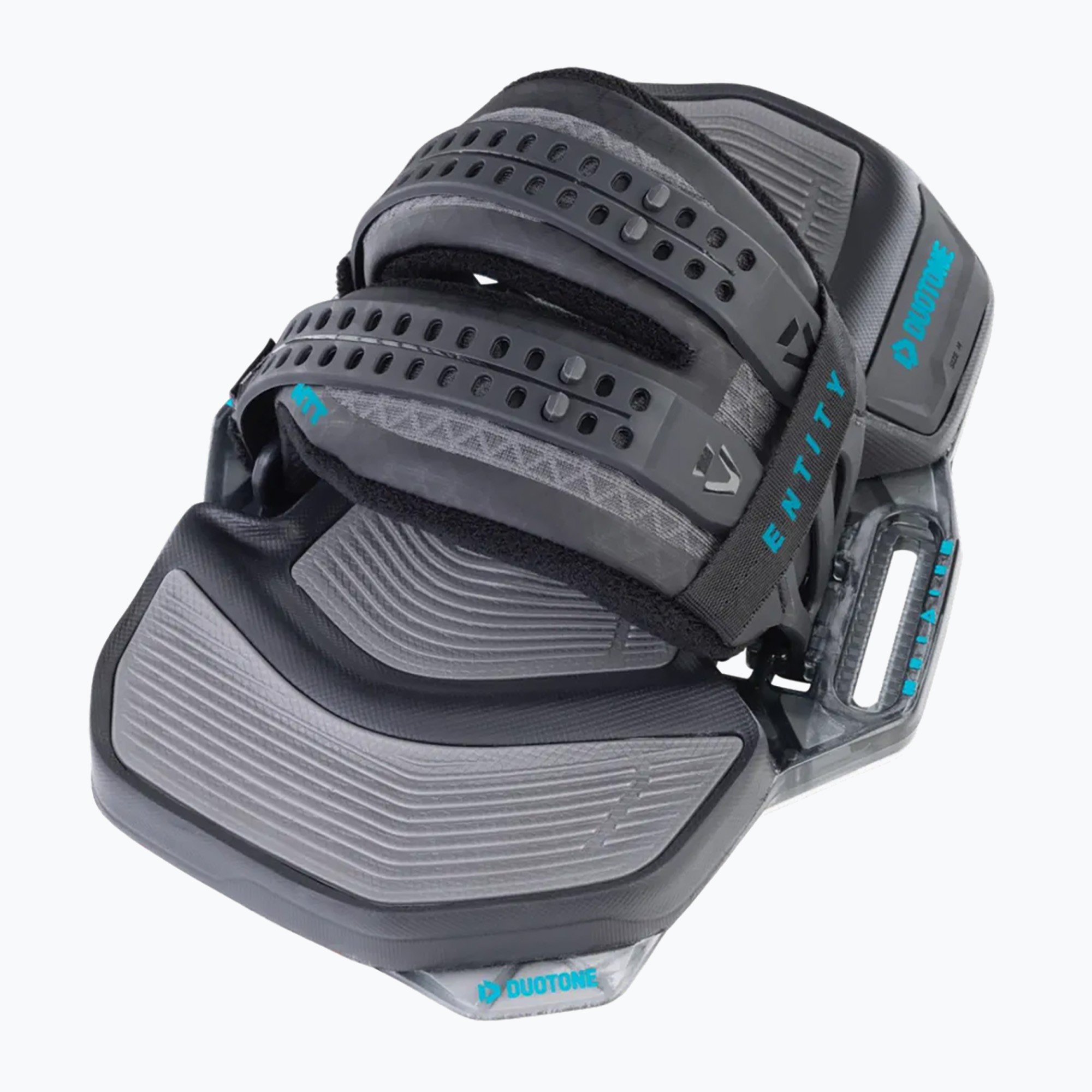 Kiteboard pads and straps DUOTONE Entity Ergo black/turquoise (M)