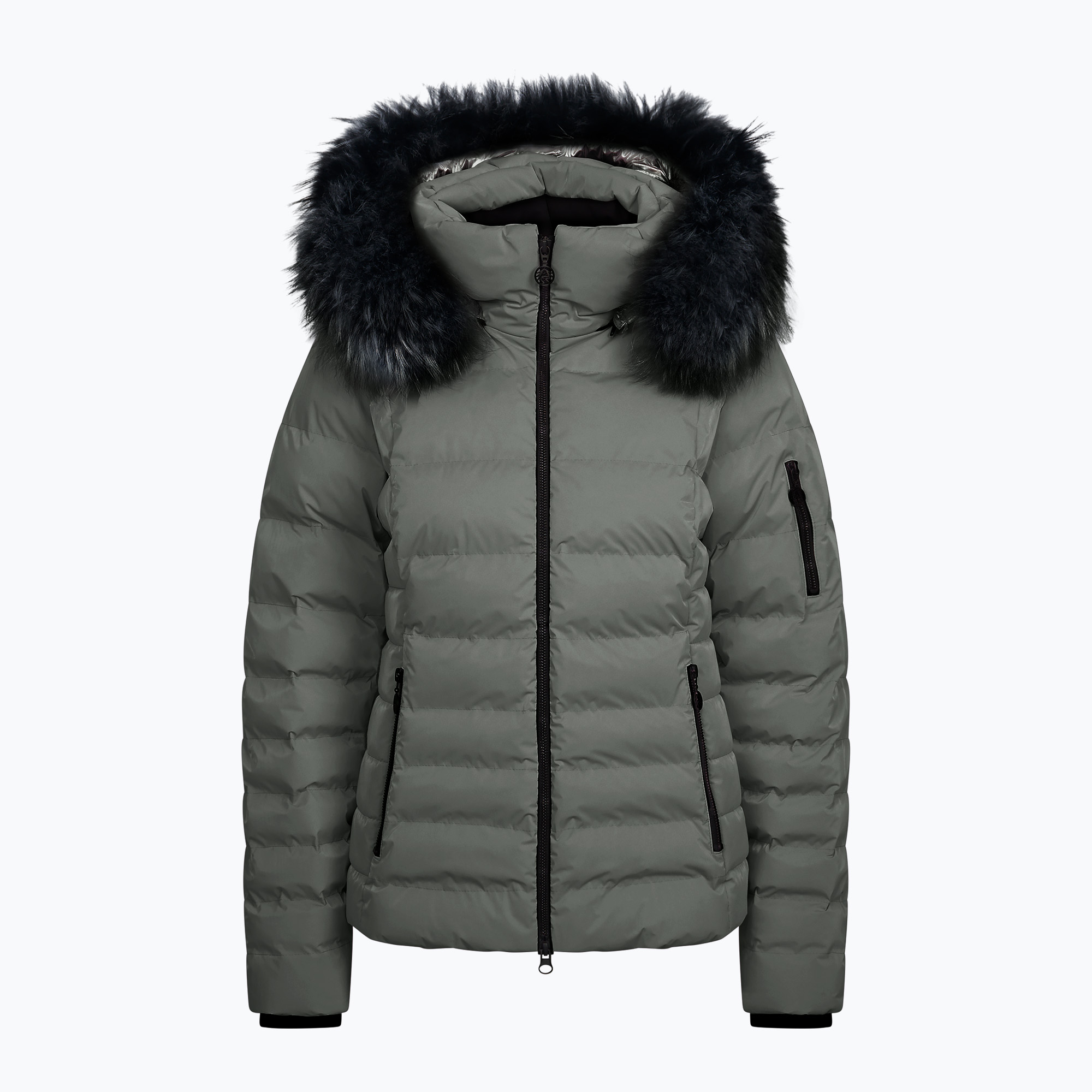 Women's ski jacket Sportalm 1820569405 abbey stone (40)