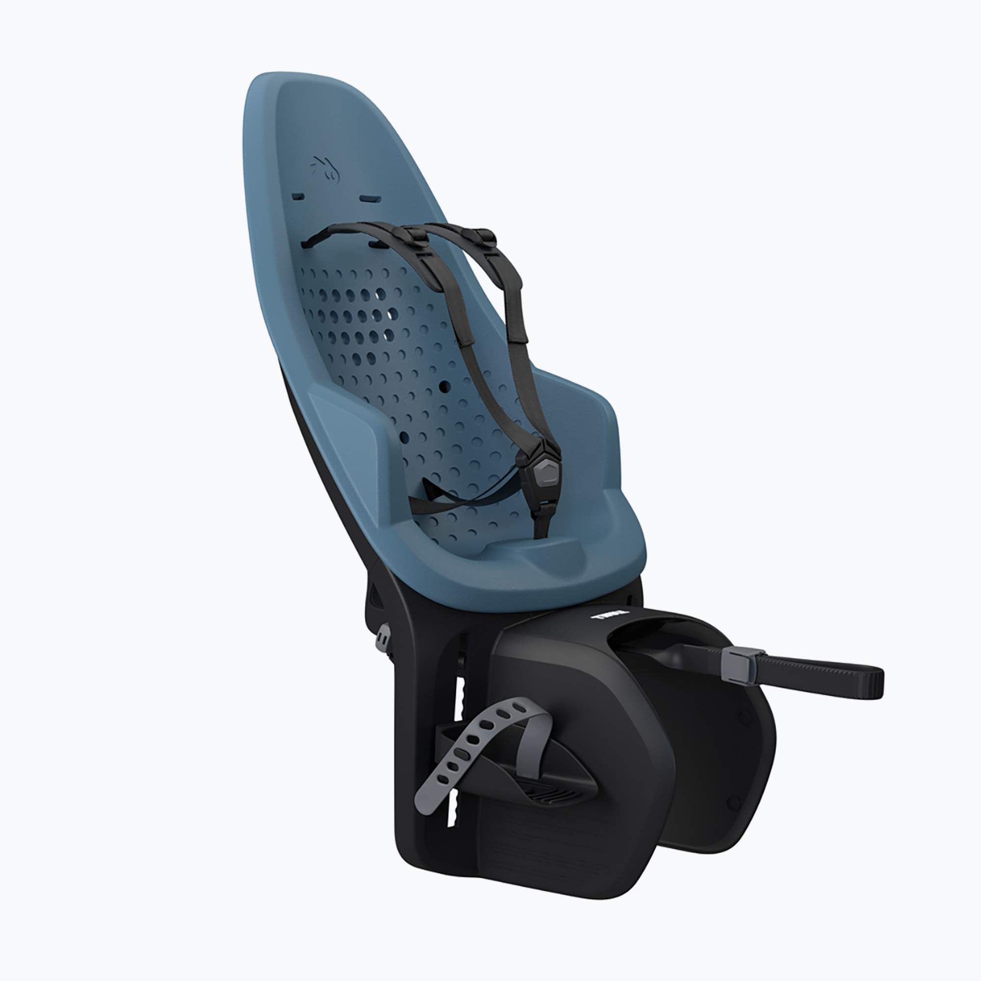 Thule Yepp 2 Maxi Rack Mount bike seat aegean blue