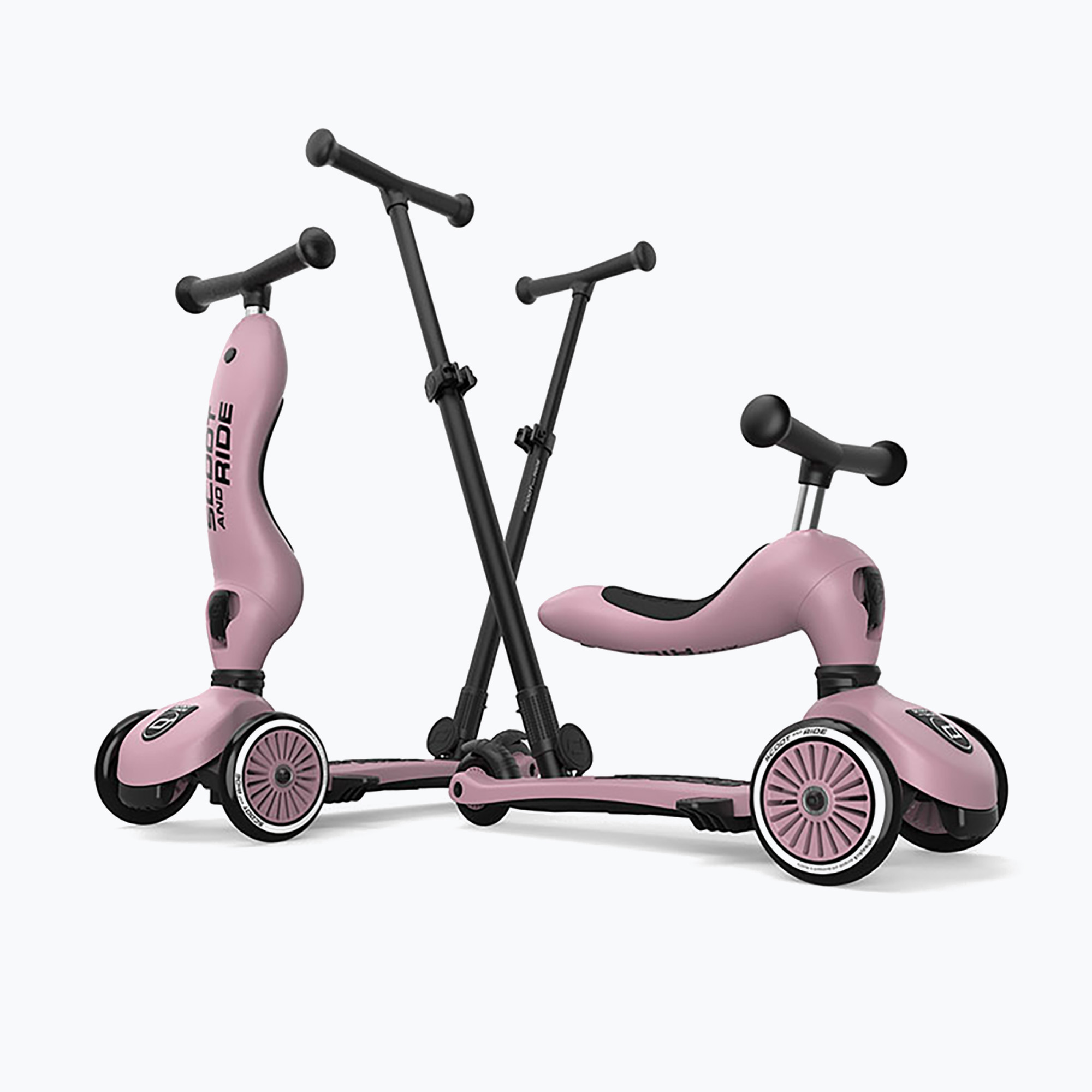 Scoot & Ride Highwaykick 1 Pusch And Go wildberry children's tricycle scooter