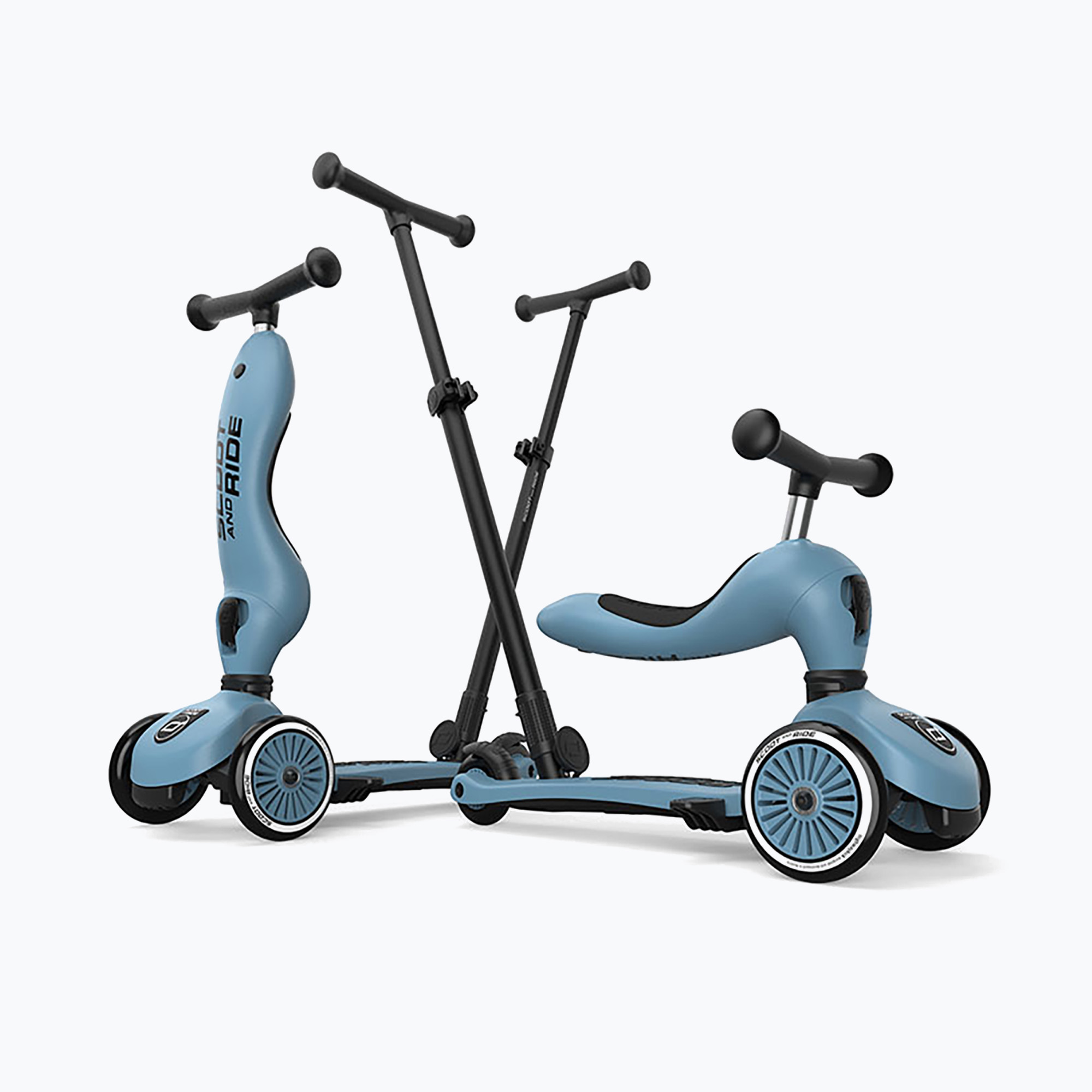 Scoot & Ride Highwaykick 1 Pusch And Go steel children's tricycle scooter