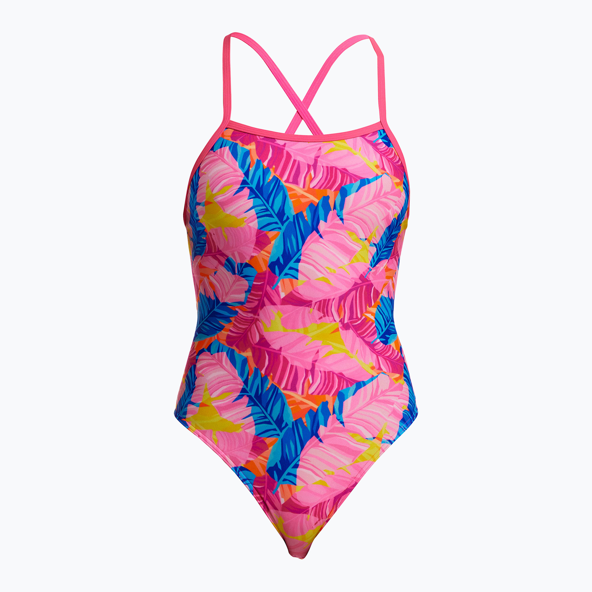 Women's one-piece swimsuit Funkita Tie Me Tight One Piece just jungle (6 AUS)