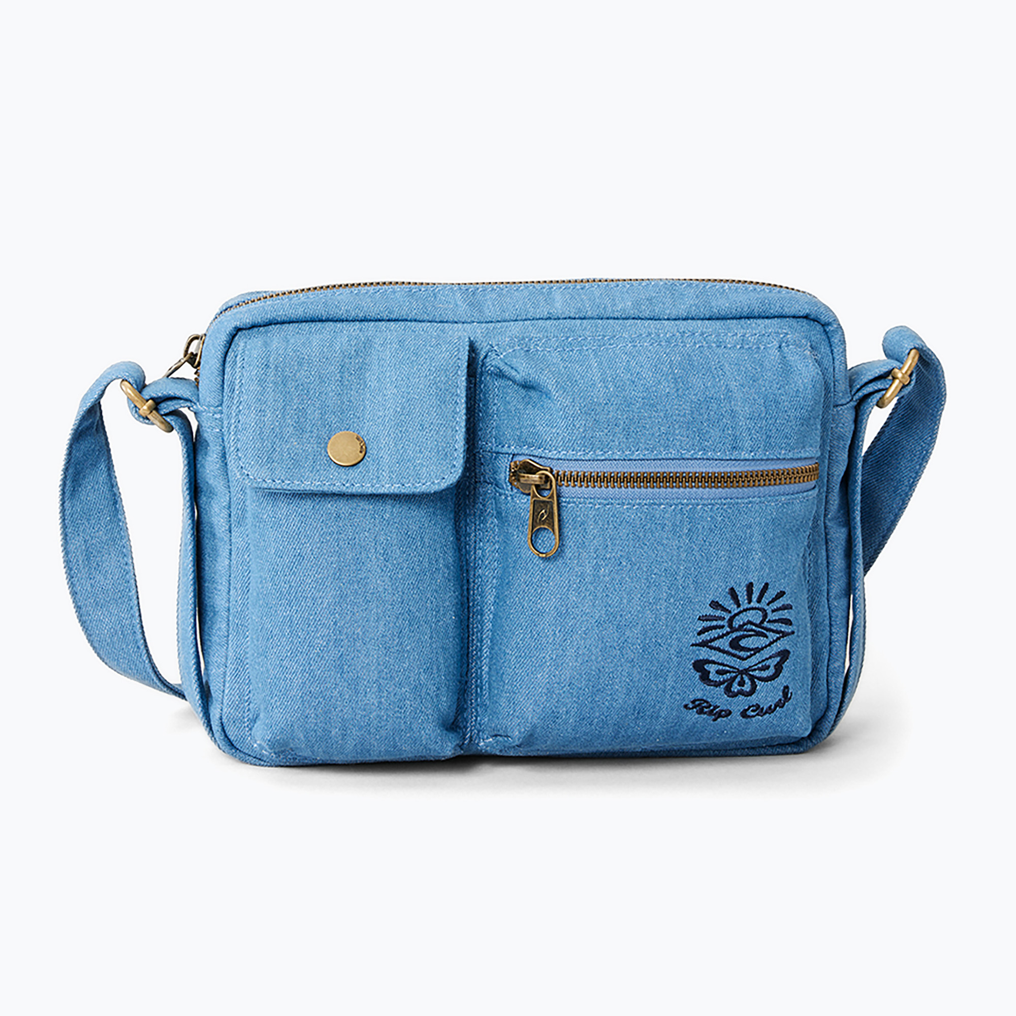 Rip Curl Cruisin women's sachet bag. Utility Bag 3 l mid blue (16 x 23.4 x 5.6 cm)