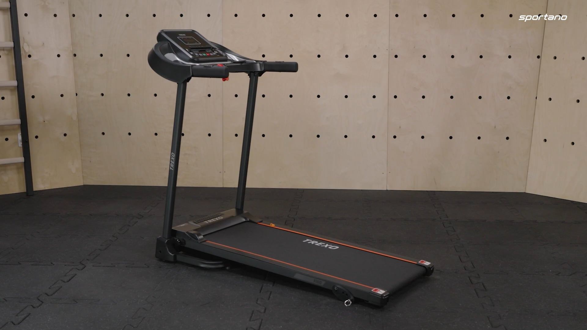 TREXO X100 electric treadmill black