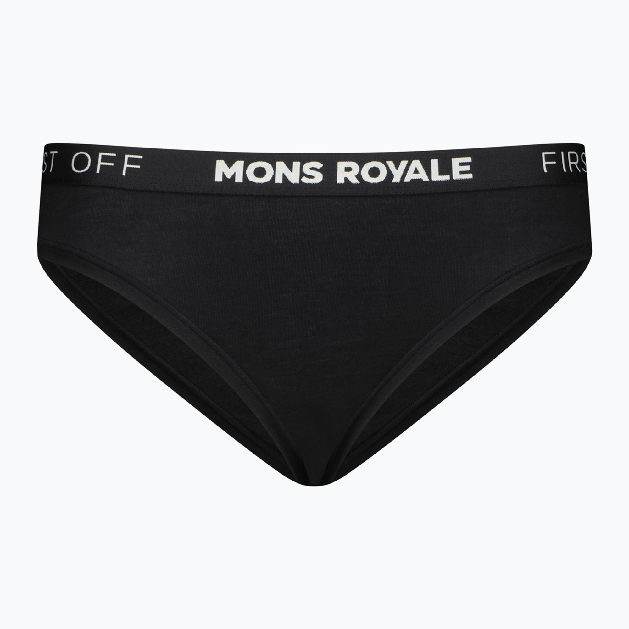 Women's thermal briefs Mons Royale Folo Merino Briefs black (M)