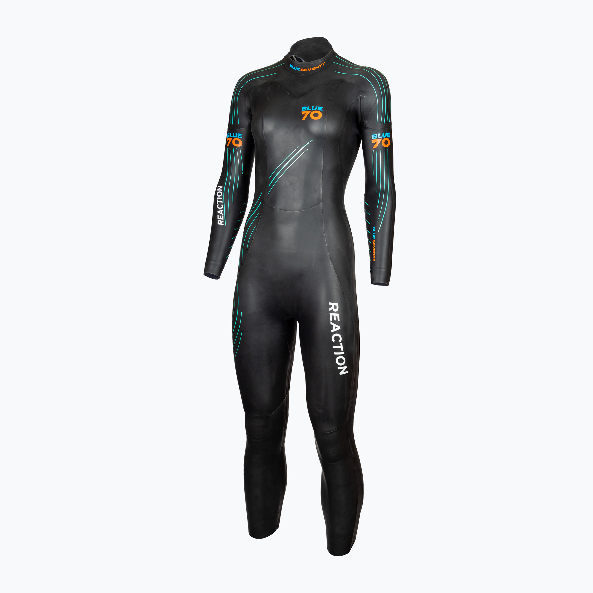 Women's triathlon wetsuit BlueSeventy Reaction 2022 BL276 black (WL)