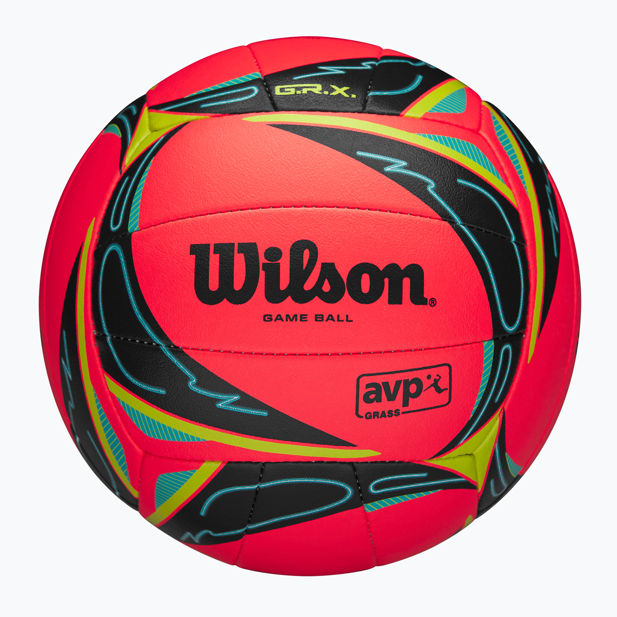 Beach/grass volleyball Wilson AVP GRX Grass Game Ball red size 5