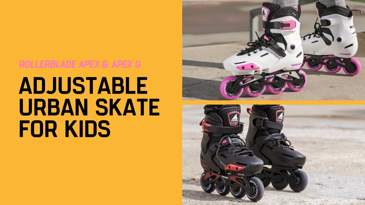 Rollerblade Apex children's roller skates black 07102600 100