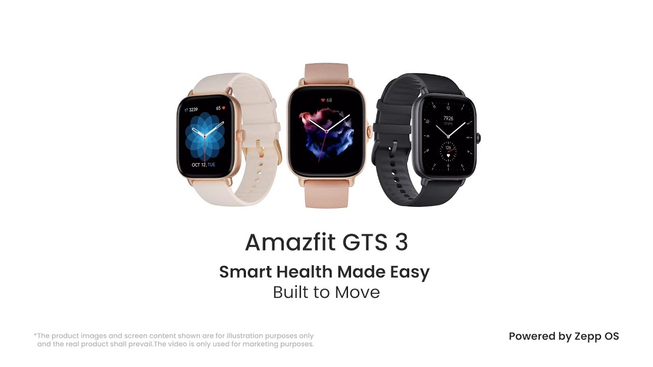 Amazfit GTS 3 watch beige W2035OV2N