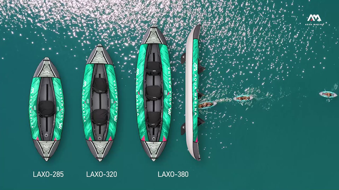 Aqua Marina Recreational Kayak green Laxo-320 2-person inflatable 10'6″ kayak