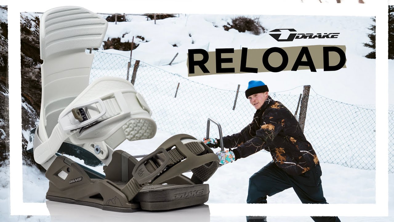 Men's Drake Reload snowboard bindings black 71221004-10