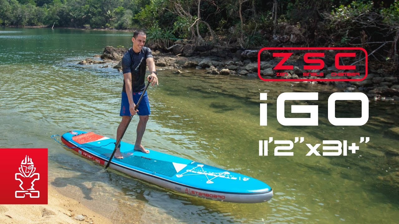 Starboard iGO Zen S 11'2" SUP board blue