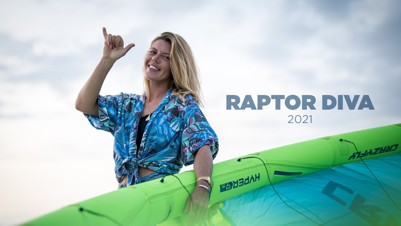 Women's kiteboard CrazyFly Raptor Diva blue T002-0295