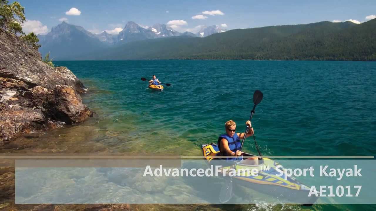 Advanced Elements AdvancedFrame Sport 1-person inflatable kayak orange AE1017-O