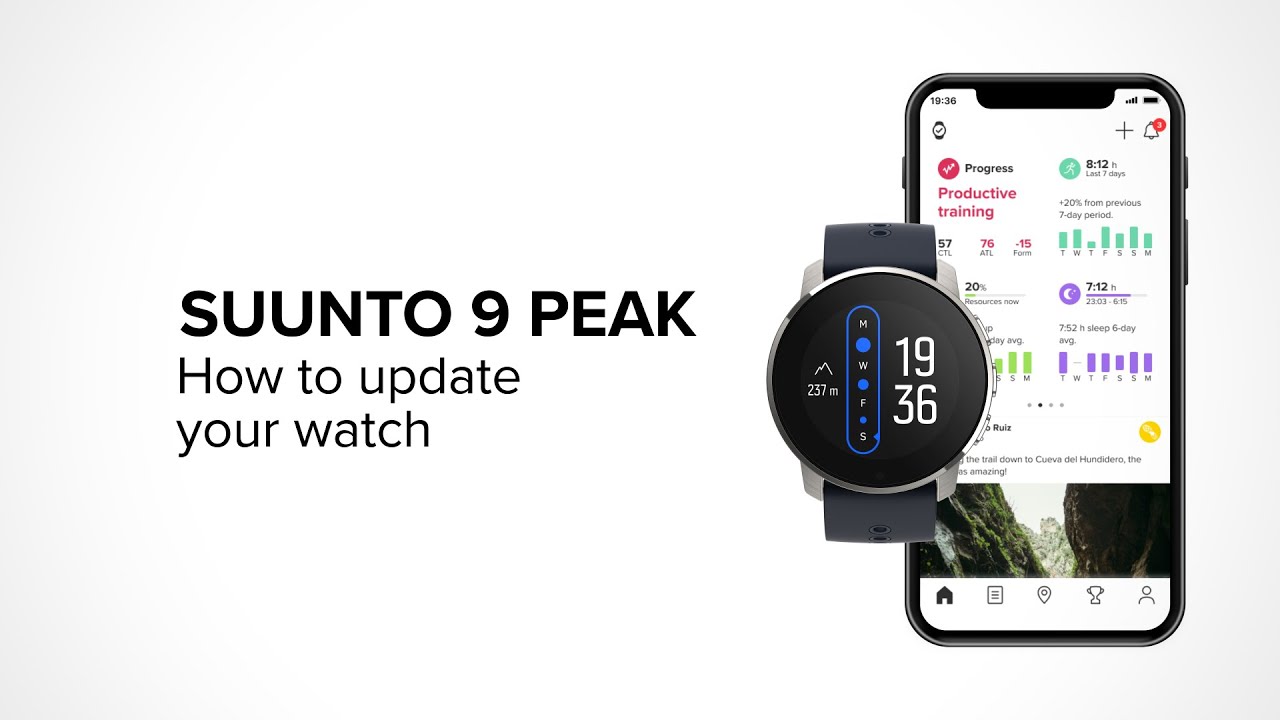 Suunto 9 Peak blue watch SS050520000