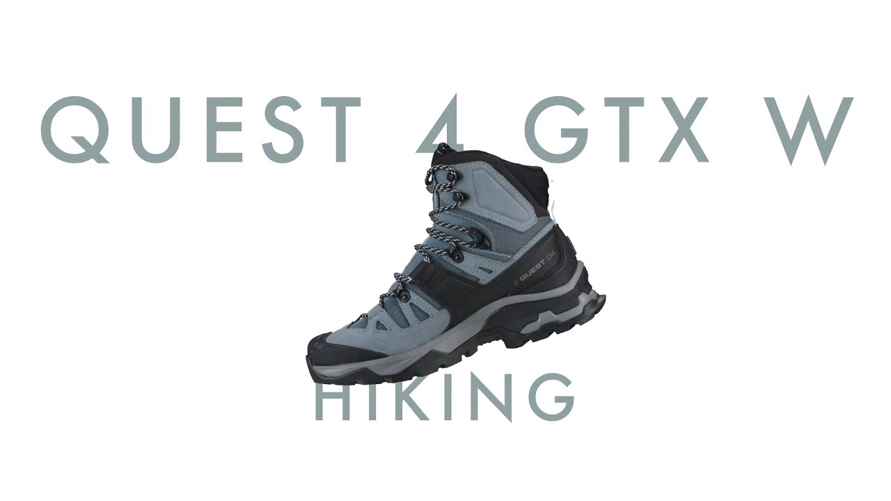 Women's trekking boots Salomon Quest 4 GTX magnet/black/sun