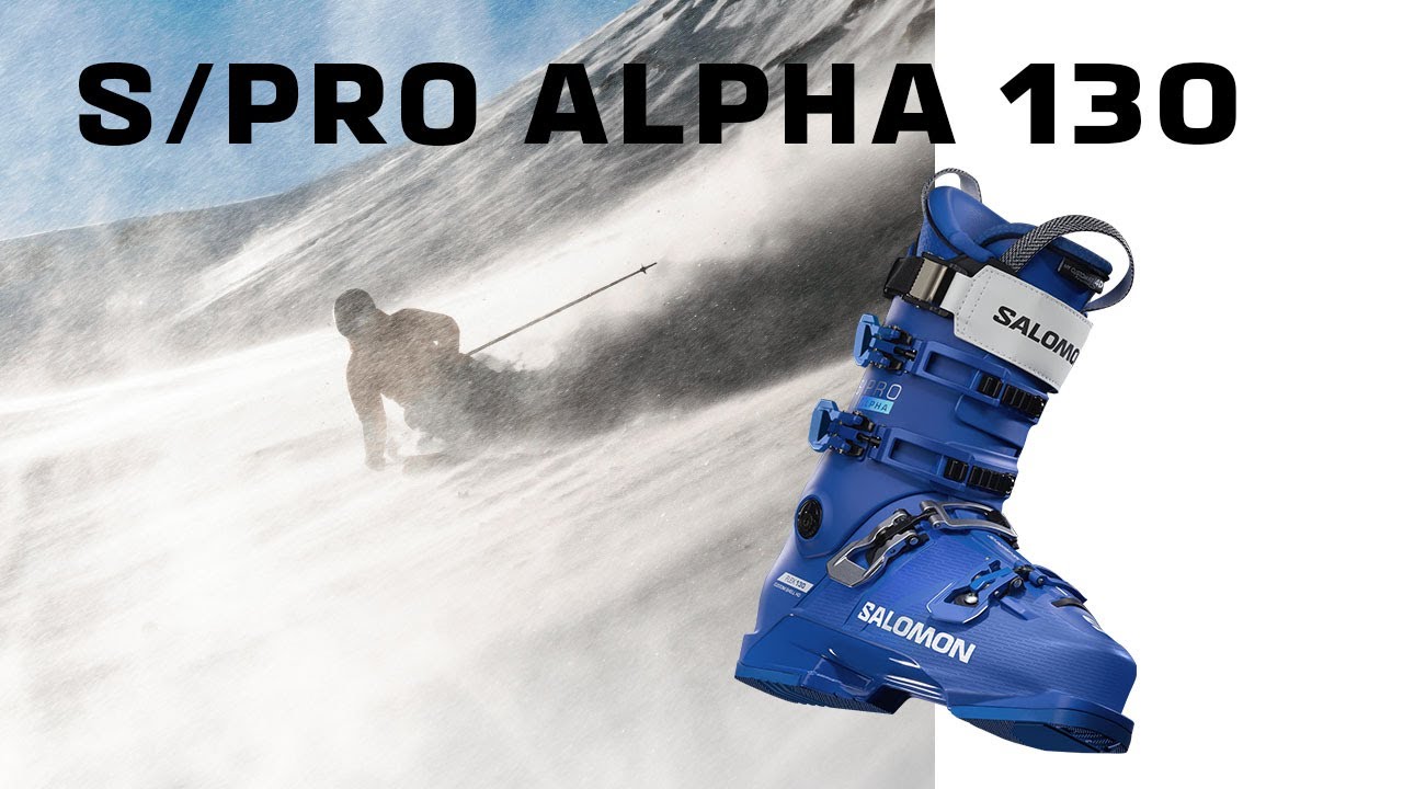 Men's ski boots Salomon S Pro Alpha 130 blue L47044200