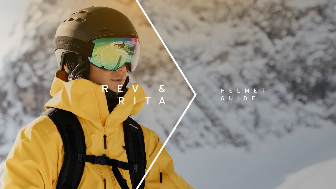 HEAD men's ski helmet Rev white 323641