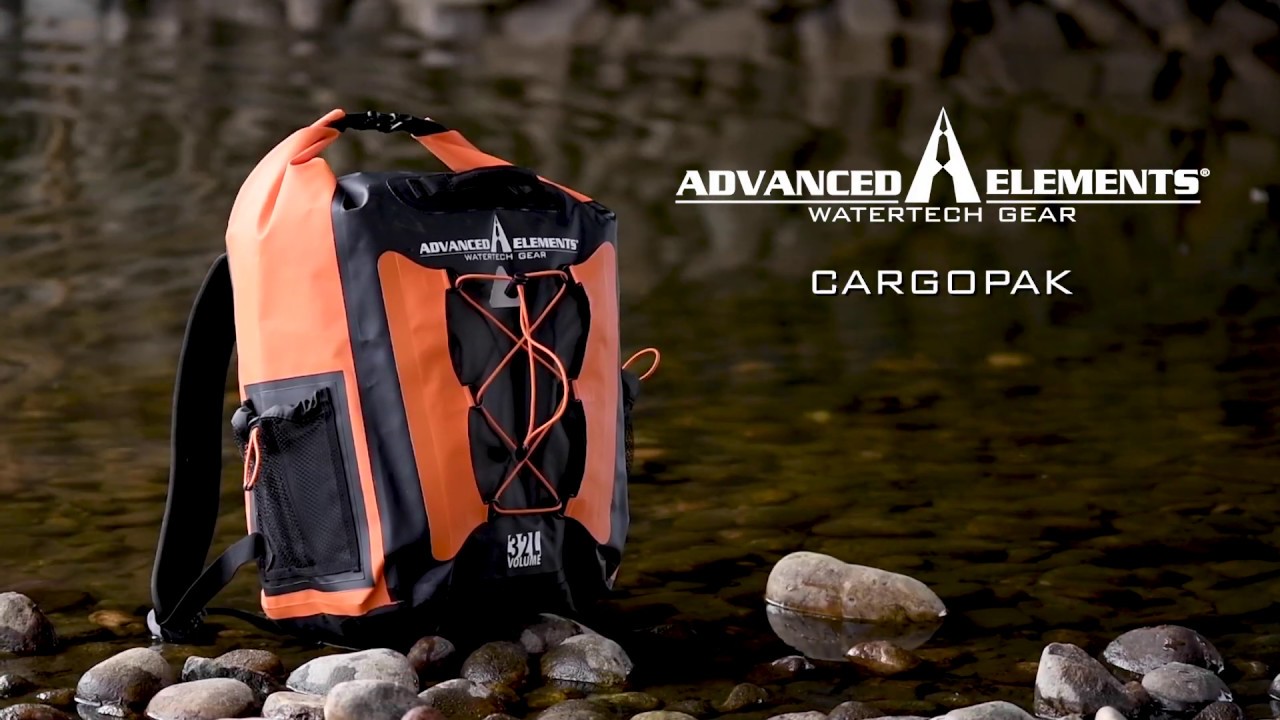 Advanced Elements CargoPak orange waterproof backpack AE3502