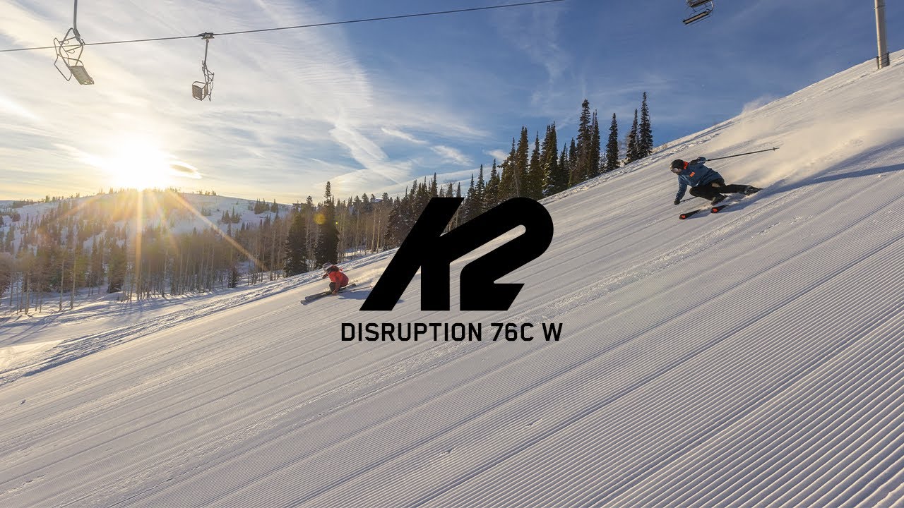Women's downhill ski K2 Disruption 76C W + 10 Compact Quikclik Free white 10G0406.143.1