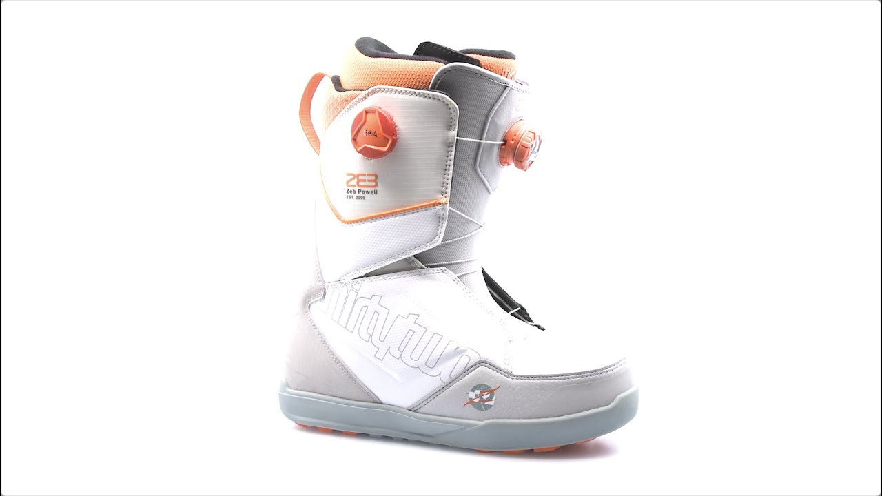 Men's snowboard boots ThirtyTwo Lashed Double Boa Powell '22 white 8105000482