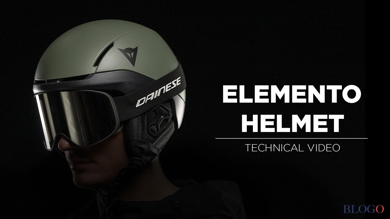 Ski helmet Dainese Elemento black/red