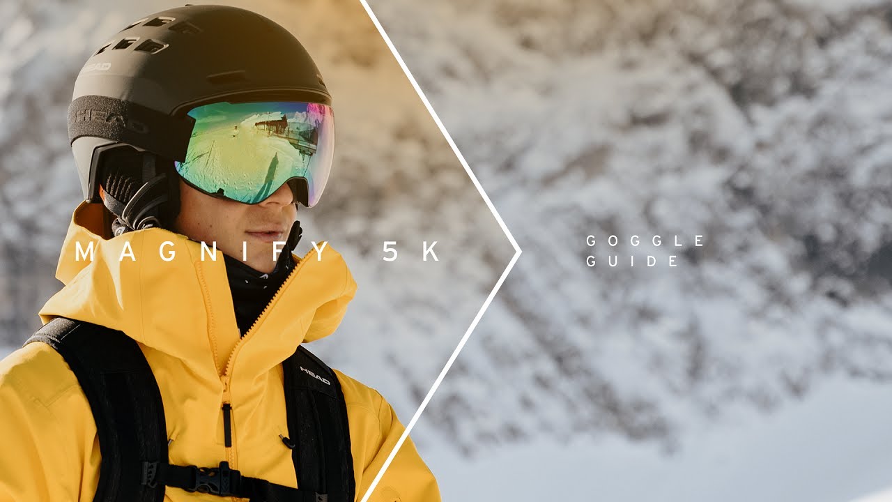 HEAD Magnify 5K chrome/orange/shape ski goggles 390822