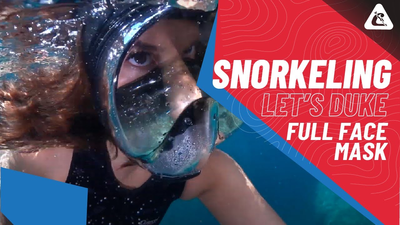Cressi Duke Action full face mask for snorkelling black XDT005250