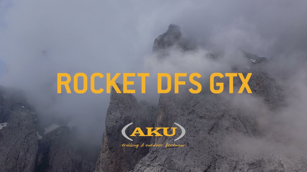 AKU Rocket Dfs GTX men's trekking boots black-orange 726-108