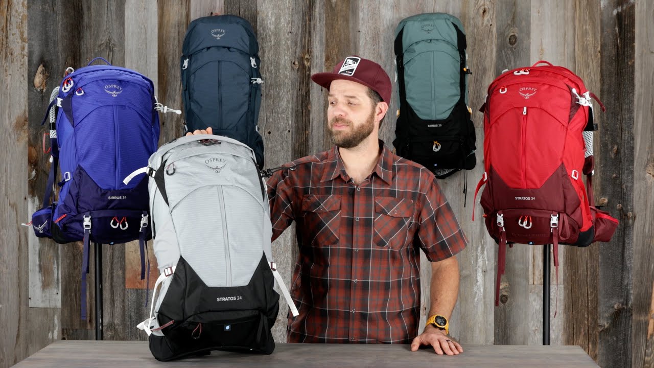Osprey Stratos 36 l hiking backpack red 10004043