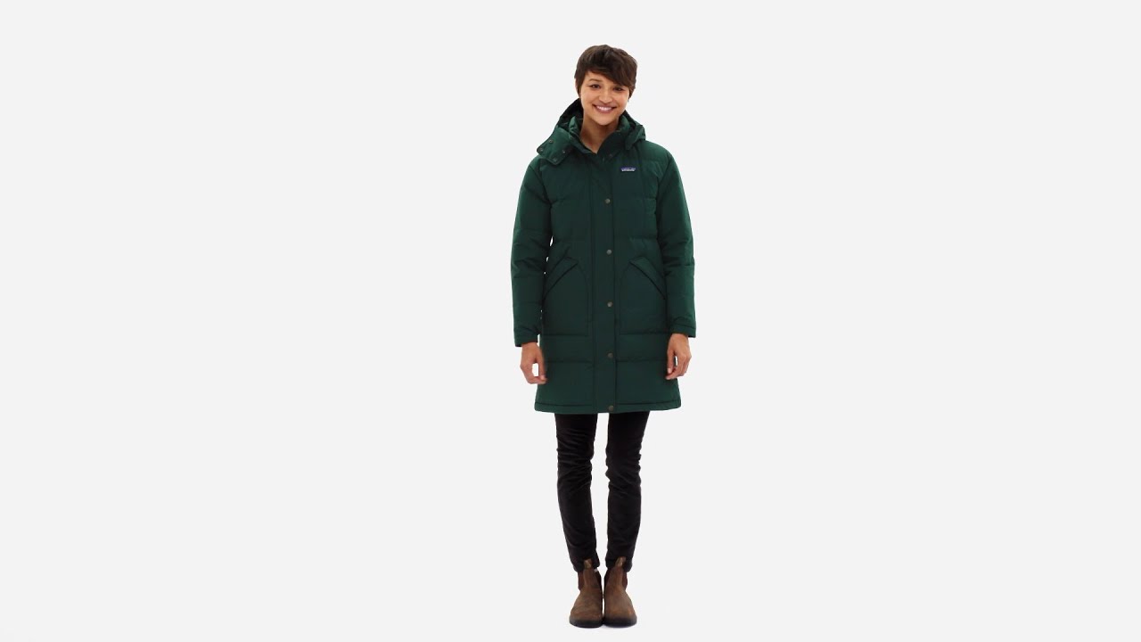 Women's Patagonia Downdrift Parka down coat nouveau green
