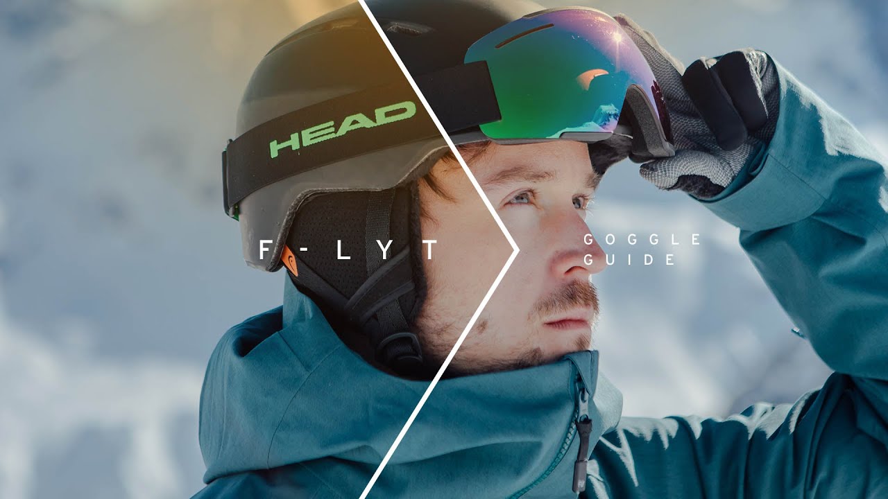 HEAD F-LYT green/black ski goggles 394332